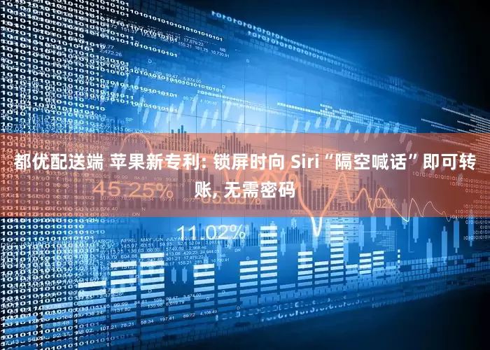 都优配送端 苹果新专利: 锁屏时向 Siri“隔空喊话”即可转账, 无需密码